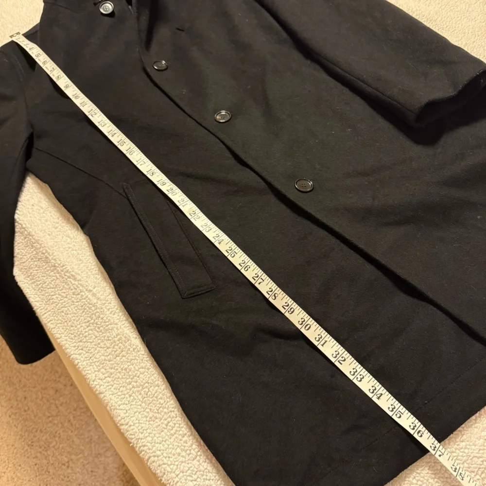 Hugo Boss Black Wool Cashmere Blend Over Coat  Shanty1 Slim Fit Classic Jacket